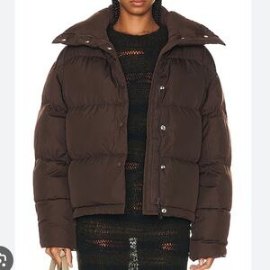Acne Studios brown puffer jacket down
